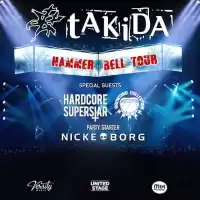 Bild på TURNÉPREMIÄR. “Hammer Bell Tour” - tAKiDA på arenaturné med Hardcore Superstar, Browsing Collection och Nicke Borg