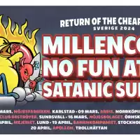 Bild på Sveriges tre största skatepunkikoner Millencolin, No Fun At All och Satanic Surfers slår sig samman för gemensam turné 2024!  