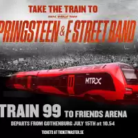 Bild på Live Nation och MTRX presenterar årets konserttåg med Springsteen-tema 