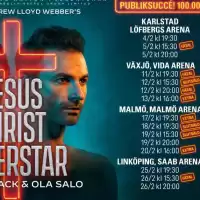 Bild på Publiksuccé för Jesus Christ Superstar med Peter Jöback och Ola Salo – över 100 000 sålda biljetter! Nu utökas arenaturnén ytterligare.