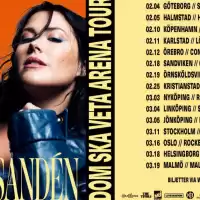 Bild på Molly Sandén åker ut på sin största turné någonsin – nya datum adderade i Skandinavien