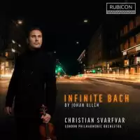 Bild på NYTT ALBUM. Stjärnviolinisten Christian Svarfvar moderniserar Bach tillsammans med London Philharmonic Orchestra